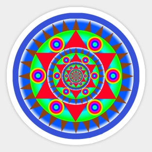 Abstract Geometric Designs 10 Sticker